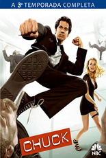 Chuck Terceira Temporada Completa Box 4 Dvds